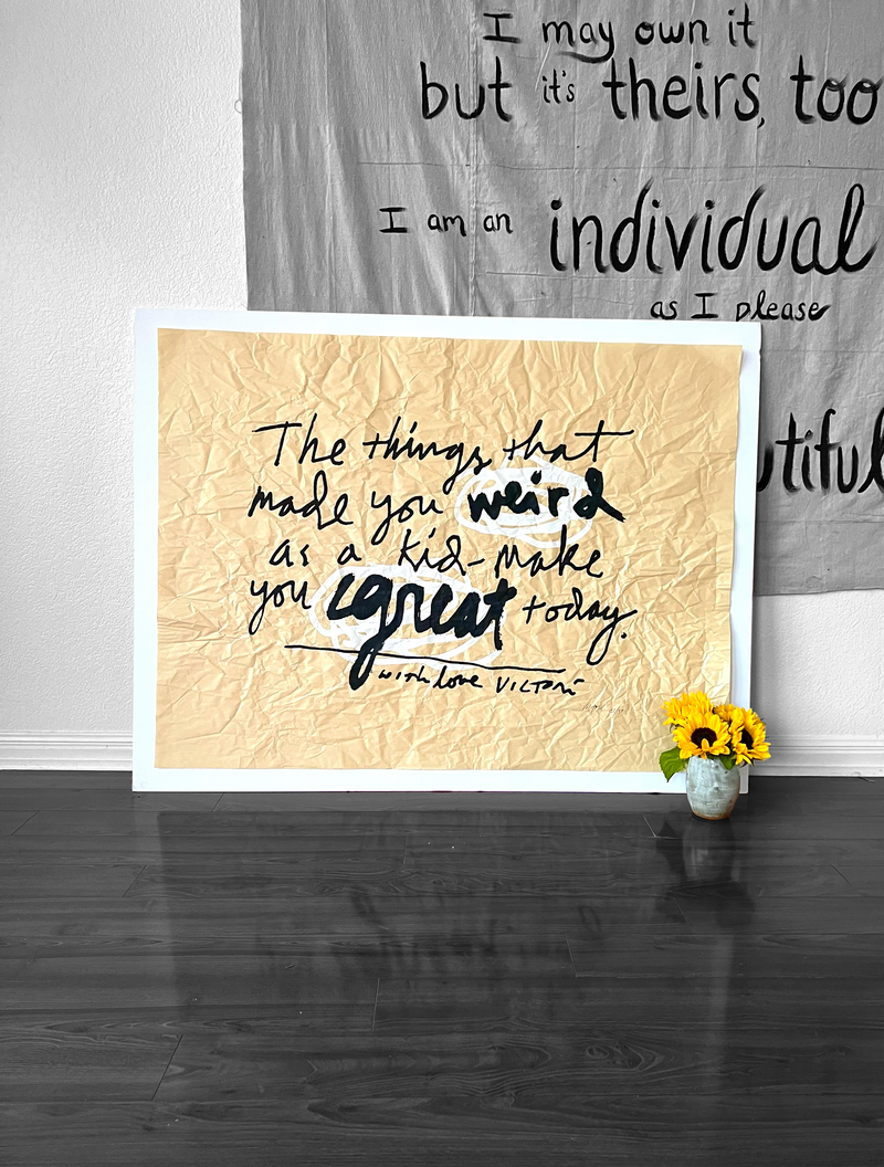 The Things That Made You Weird — print